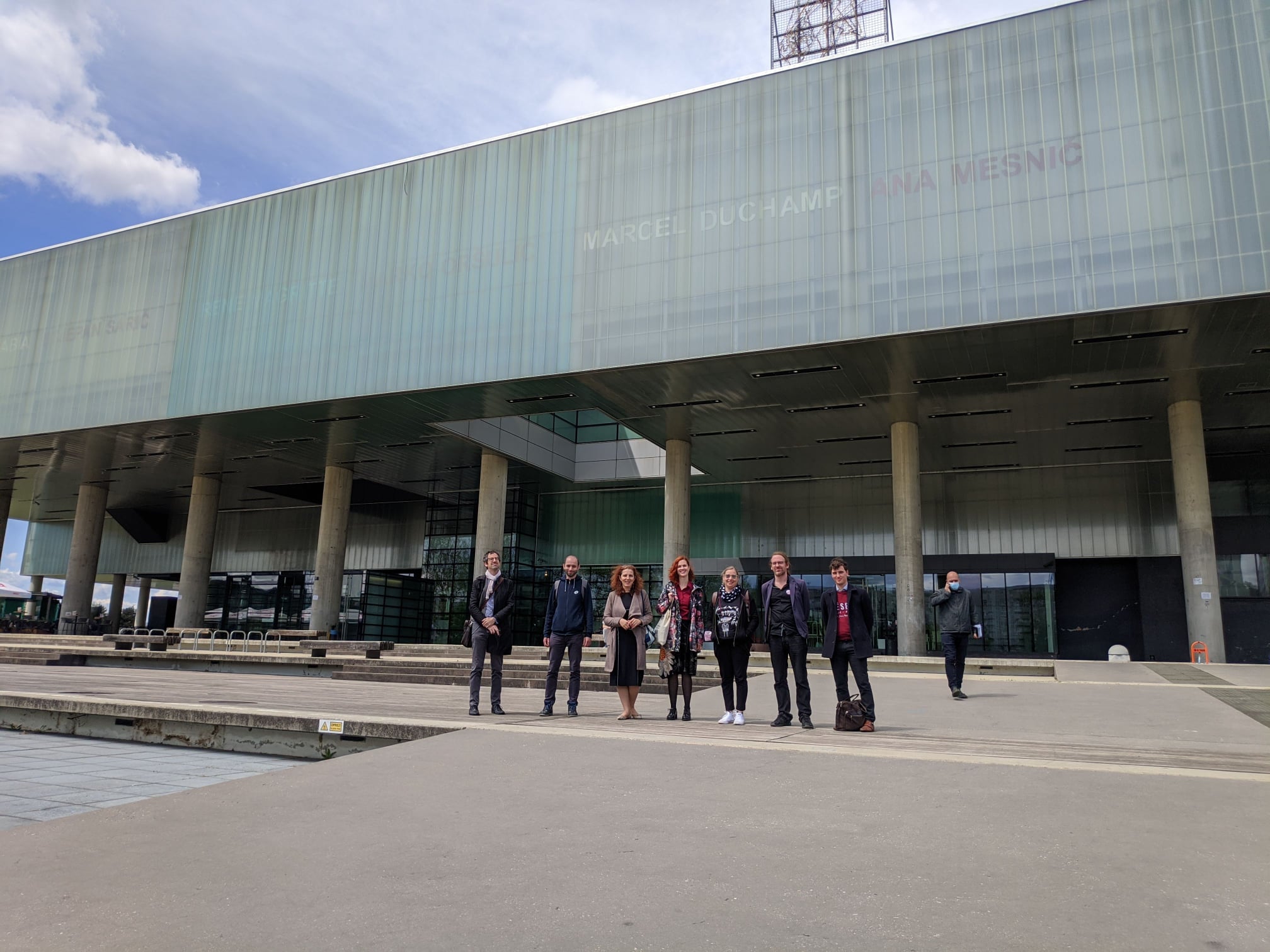 Sa Tomasom iz Francuskog instituta Zagreb, Branislavom iz Francuskog instituta Beograd i Semjuelom Levekom Sa Tomasom iz Francuskog instituta Zagreb, Branislavom iz Francuskog instituta Beograd i Semjuelom Levekom